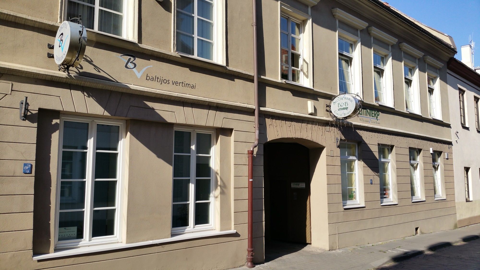 Litinterp Vilnius Panzió Kültér fotó